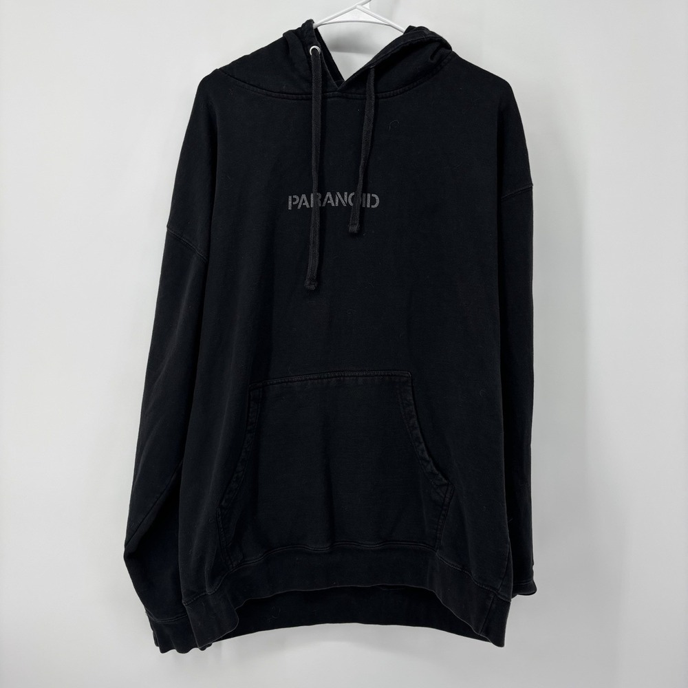 Anti Social Social Club x‎ Undefeated Paranoid Hoodie Men's Size XL Black